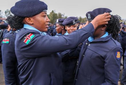 Officer Fixing crown